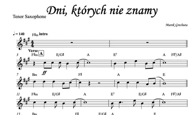 Nuty skrzypce do dni których nie znamy – graj ulubioną piosenkę