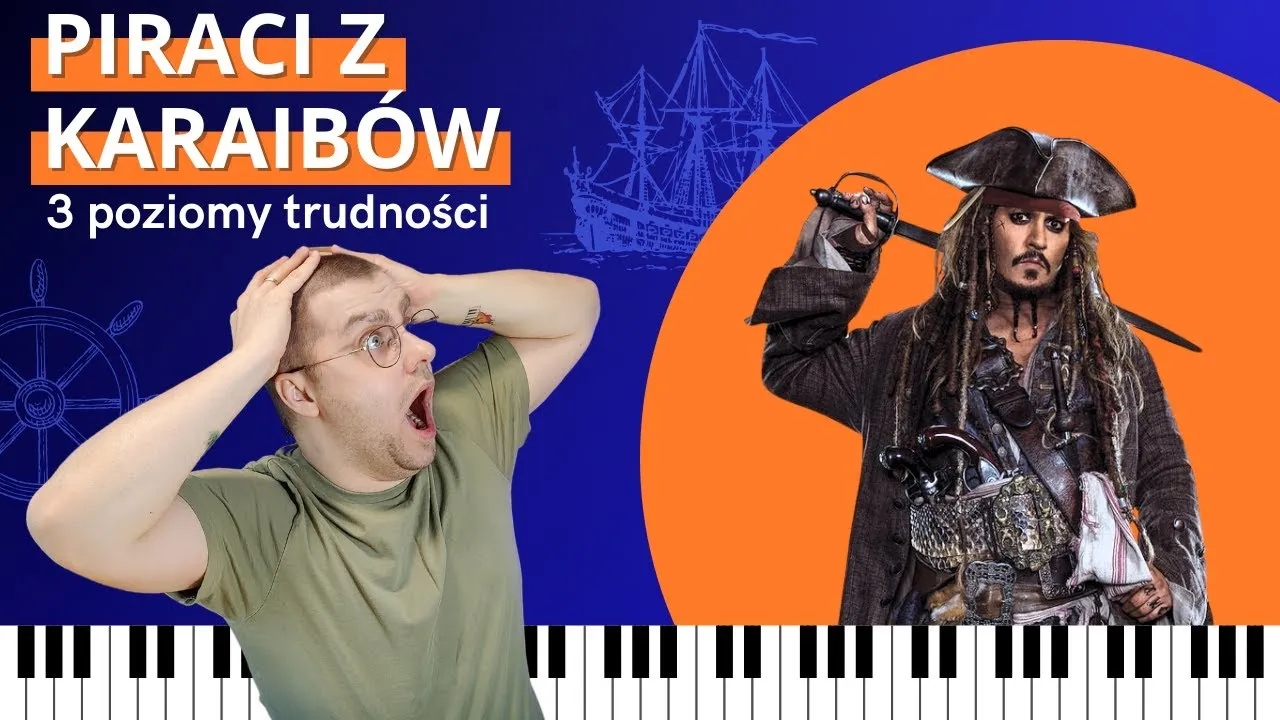 Jak zagrać na pianinie piraci z karaibów - łatwe nuty i porady